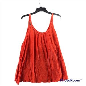 Mossimo Supply CO  sixe XXL orange braided strap sleeveless blouse